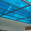 Mái che sân thượng bằng nhựa polycarbonate tại An Giang