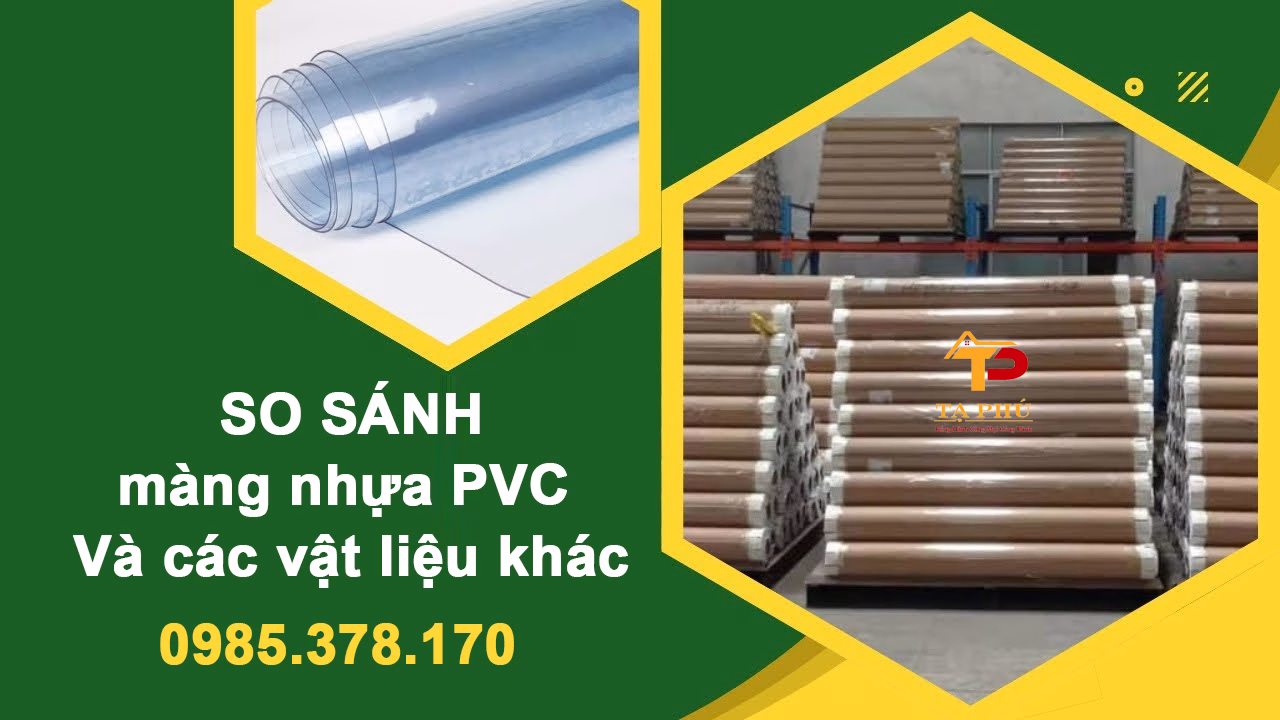 So sánh màng nhựa pvc với các vật liệu vách ngăn khác