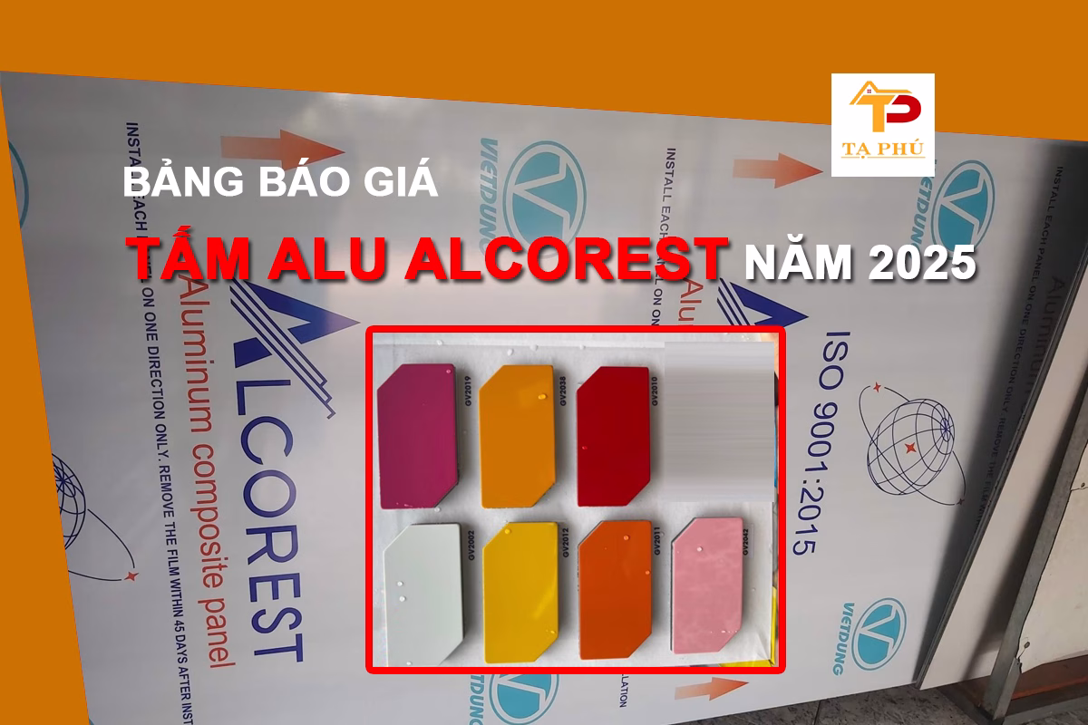 bang bao gia tam alu alcorest