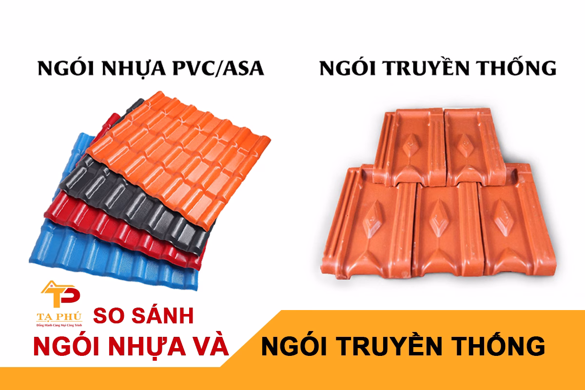 so sánh ngói nhựa và ngói truyền thống